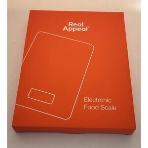 FOOD SCALE-REAL APPEAL-Flat Countertop-Multi Weigh Modes-On/Off Button-Battery
